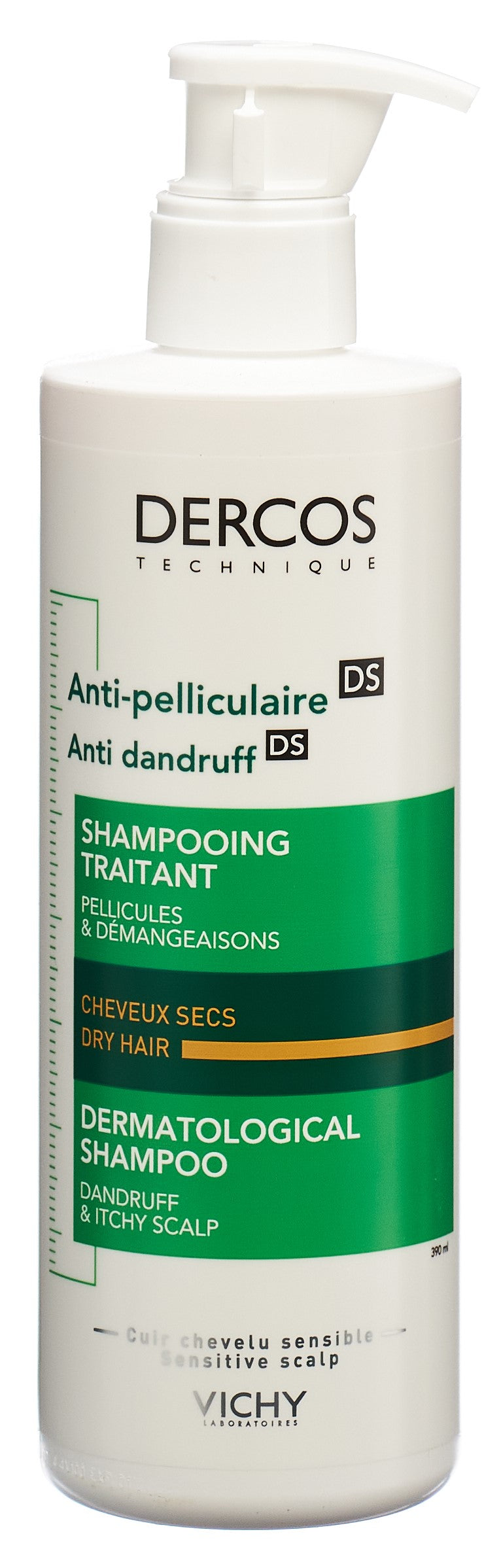 VICHY Dercos Anti dand DS Shamp chev sec 390 ml