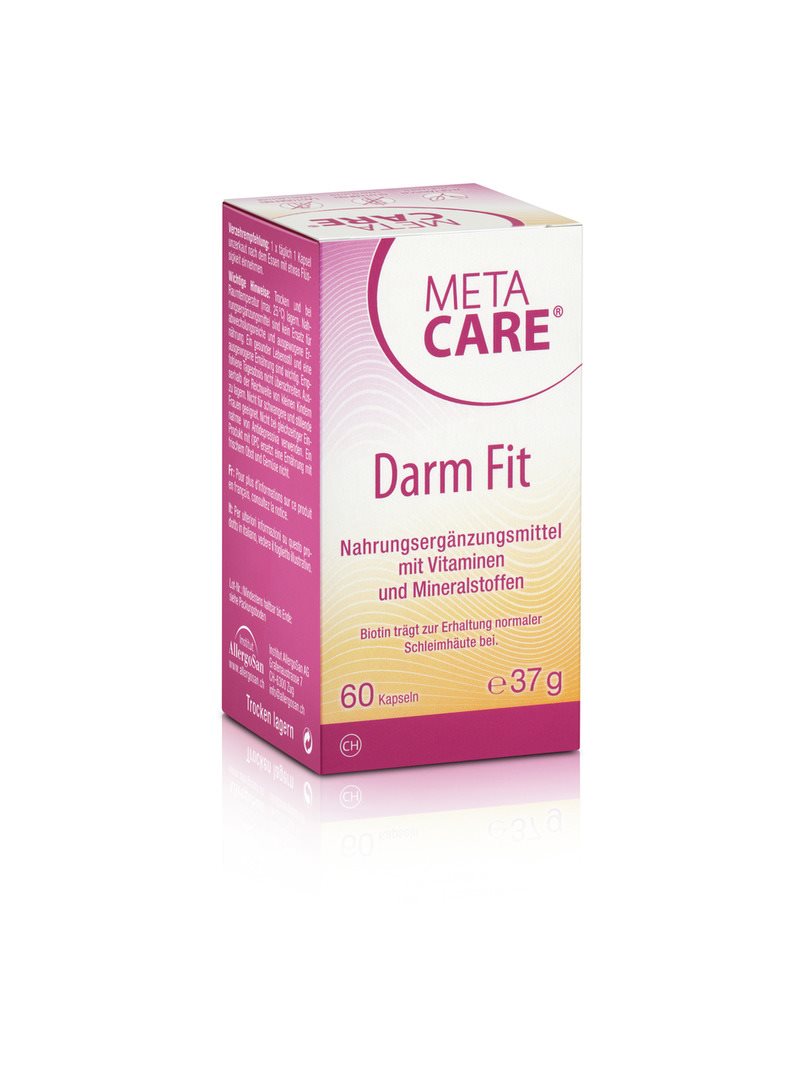 METACARE Darm Fit Probiotiques Bien-être Intestinal | Boîte 60 Gélules
