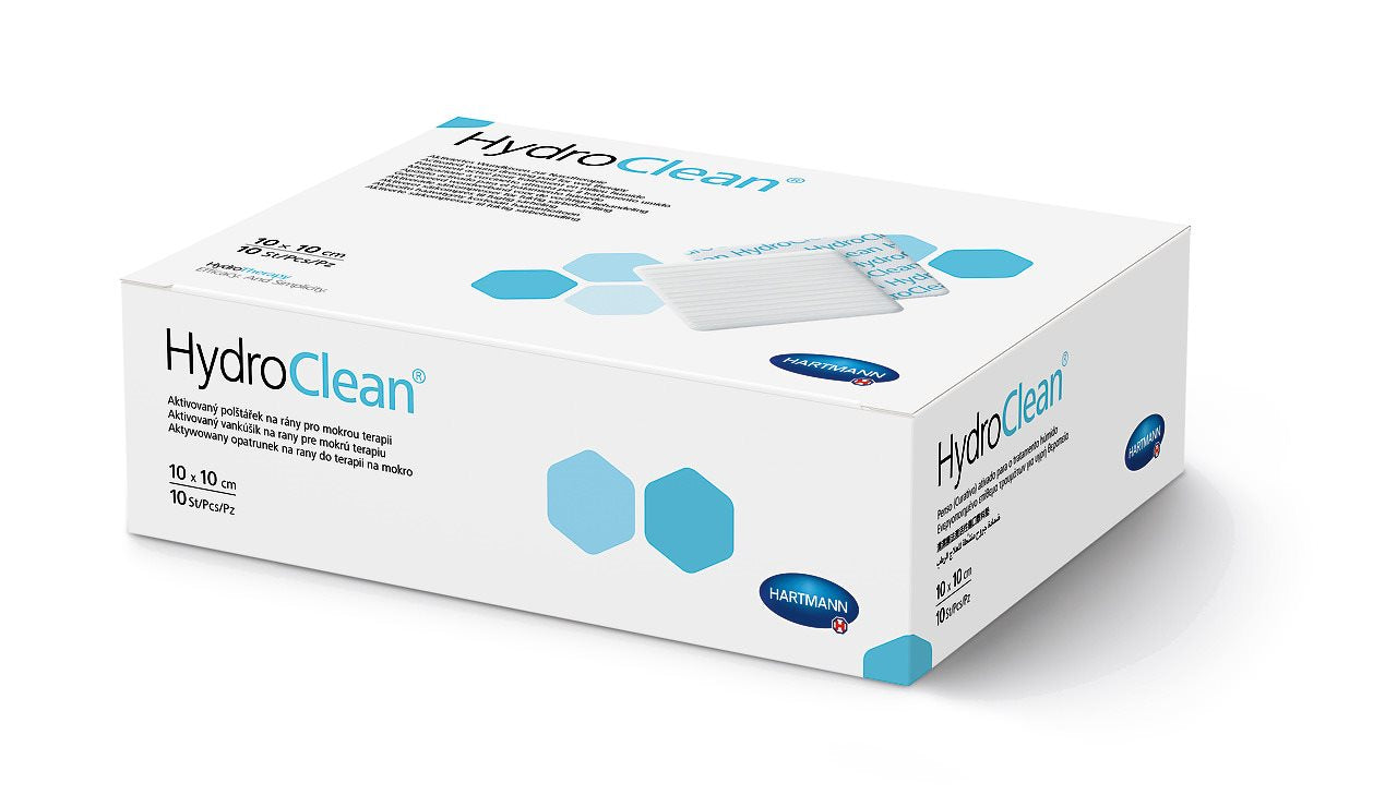 HYDROCLEAN Pansement Hydrocolloïde Cicatrisant | 10 x 10 cm, 10 pièces