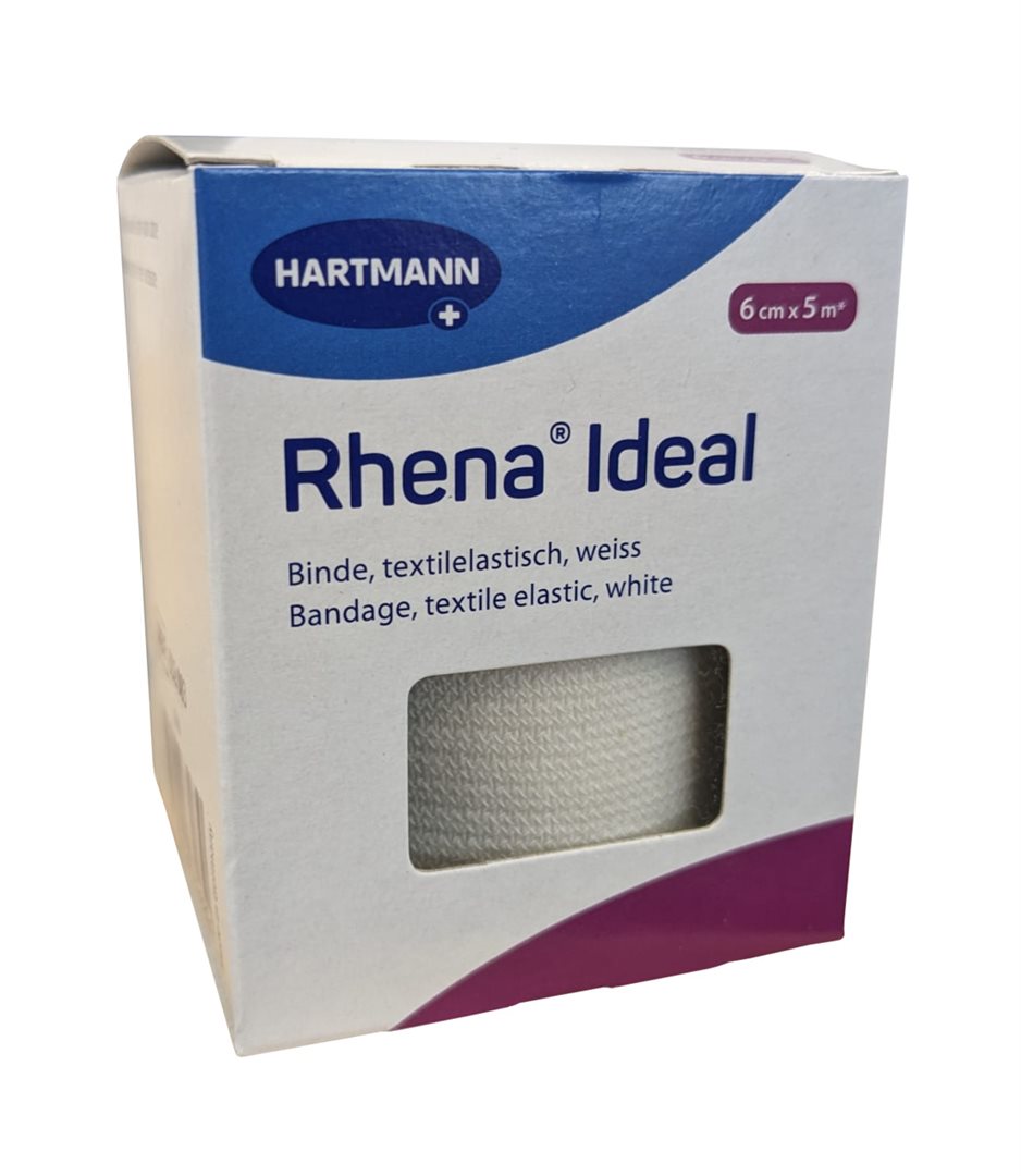 RHENA Ideal Bande Élastique 6 cm x 5 m Blanc | Confort & Maintien