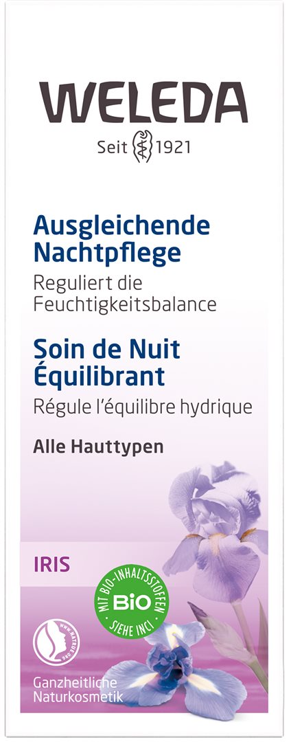 WELEDA IRIS Soin de Nuit Équilibrant 30ml