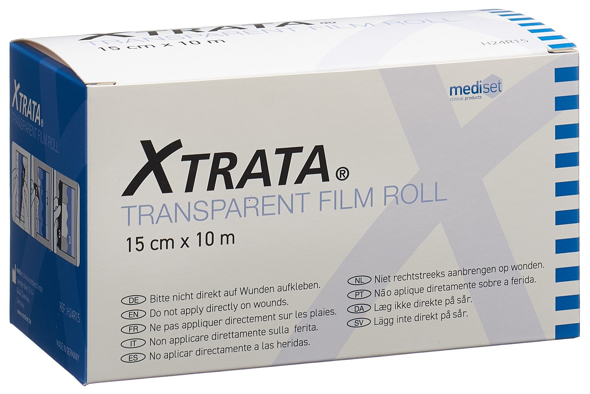 XTRATA pansement transp 15cmx10m avec du lipo-gel