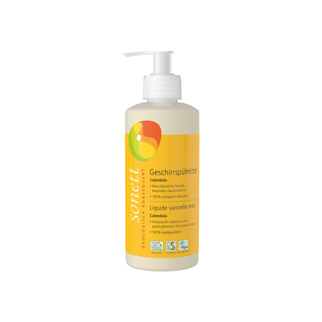 SONETT Liquide Vaisselle Calendula Bio 300 ml Douceur & Efficacité