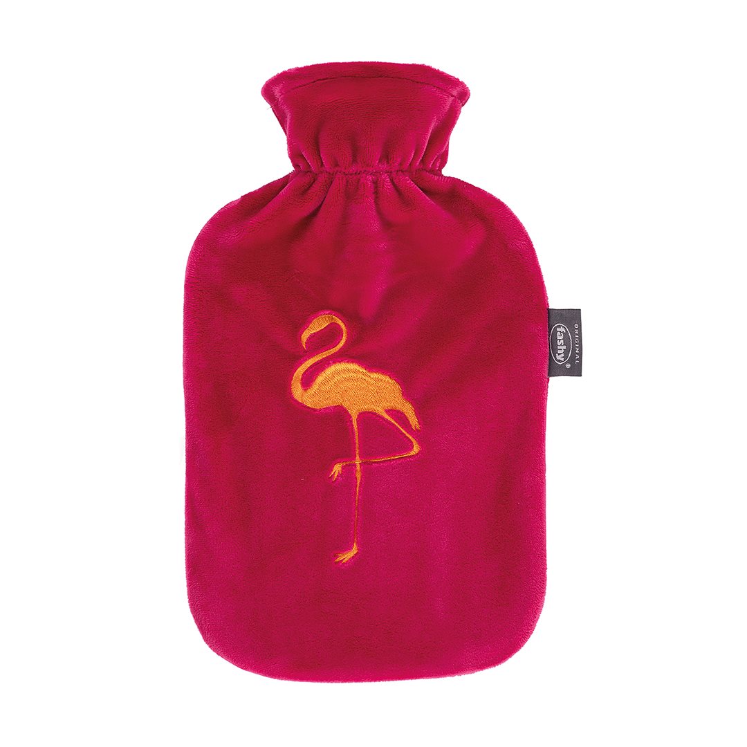 FASHY Bouillotte 2 L Housse Polaire Chaleur Douce | Confort Thermique