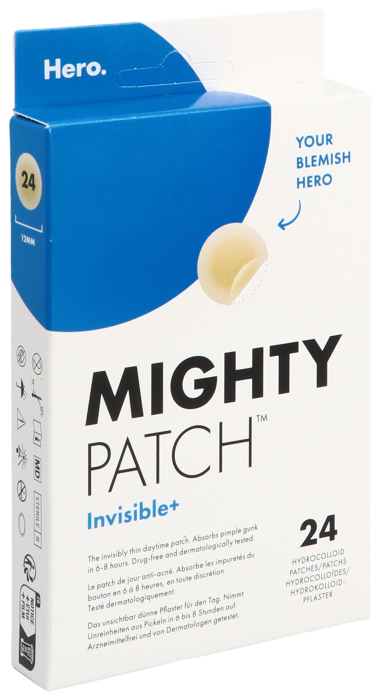 HERO Mighty Patch Invisible+ Anti-Imperfections | 24 Patchs