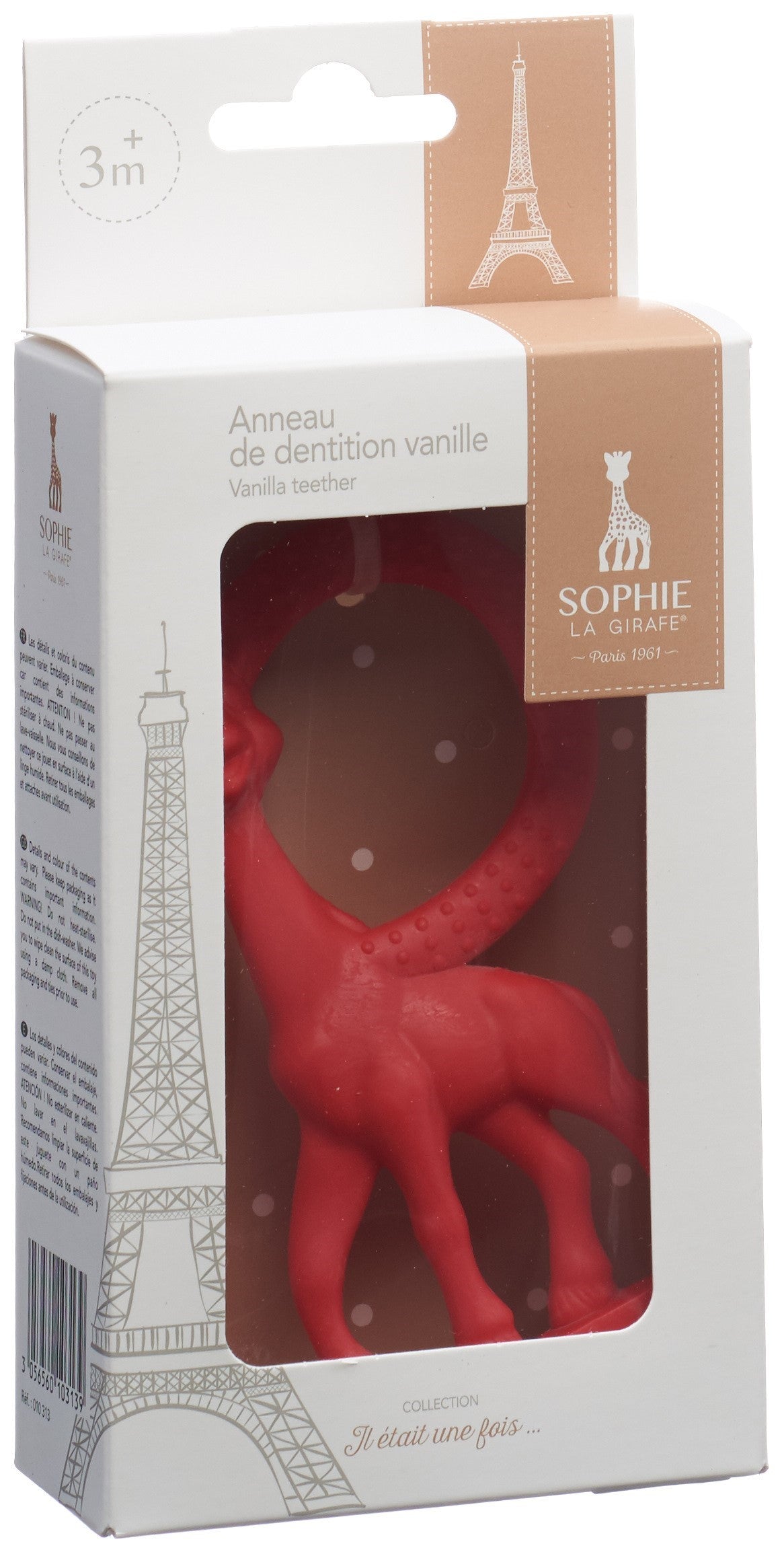 Sophie la Girafe Anneau Dentition Vanille Soulage Bébé | 1 Anneau