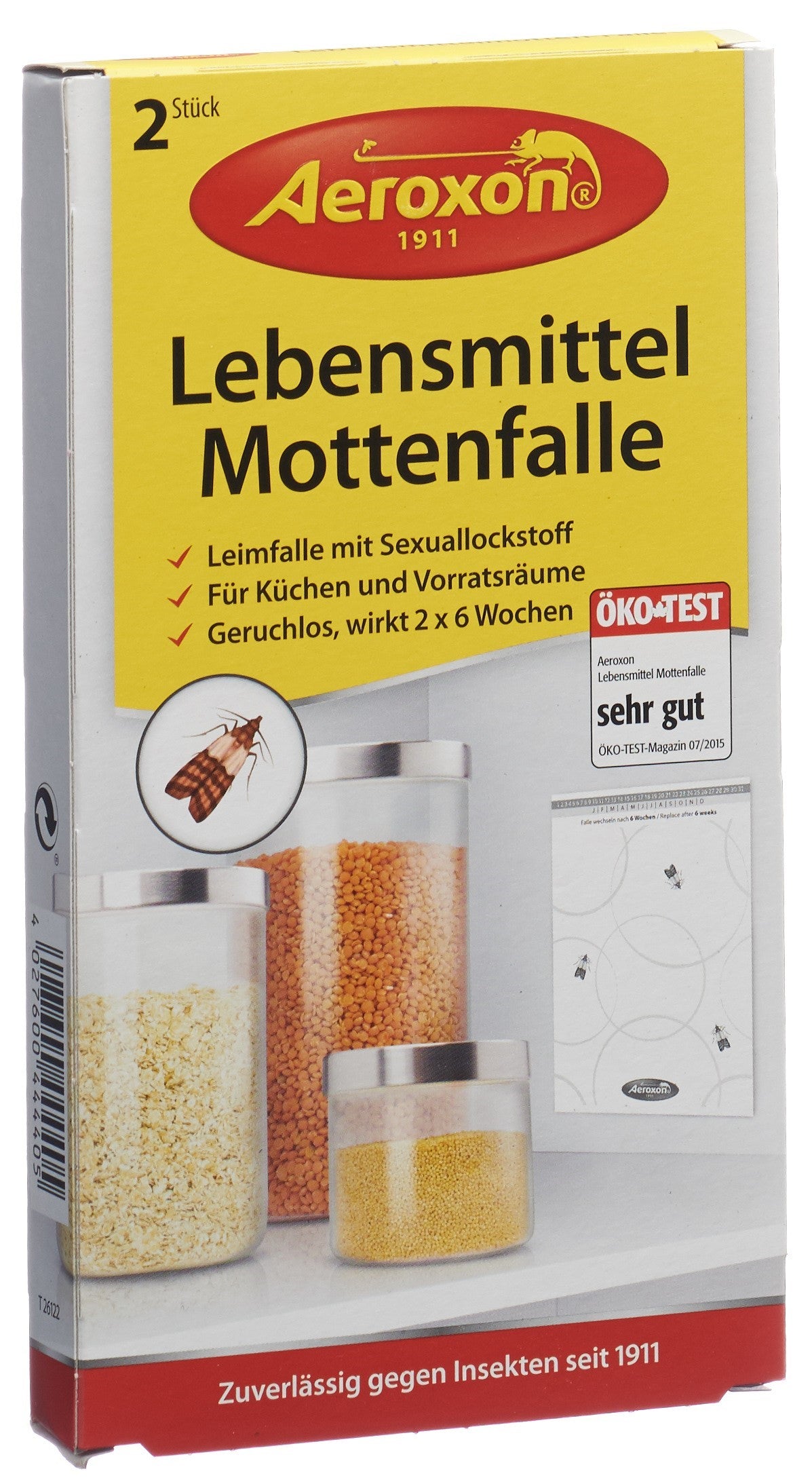 AEROXON Piège à mites alimentaire 2 pce