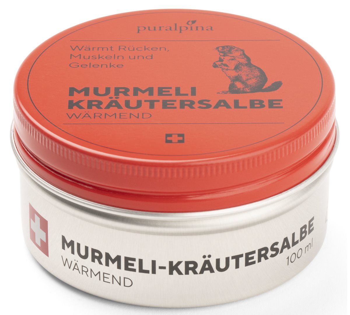 PURALPINA Pommade Marmotte aux Herbes Chauffantes 100 ml