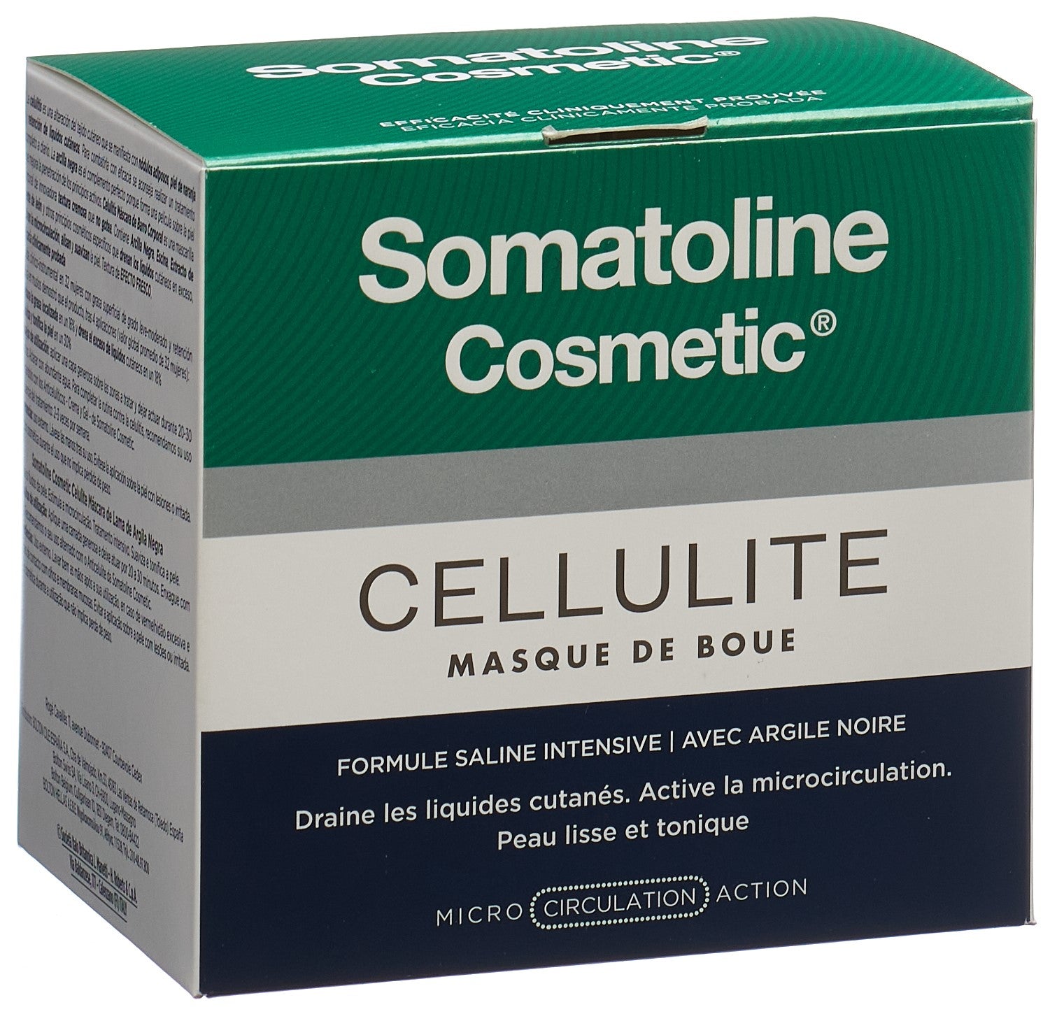 Somatoline Masque Boue Anti-Cellulite Raffermissant | Pot 500 g