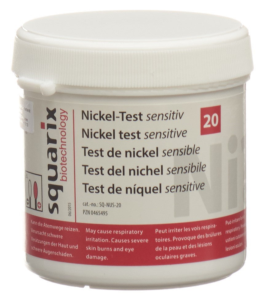 BENCARD Test Nickel Sensible 20 Pièces | Détection Allergie Cutanée