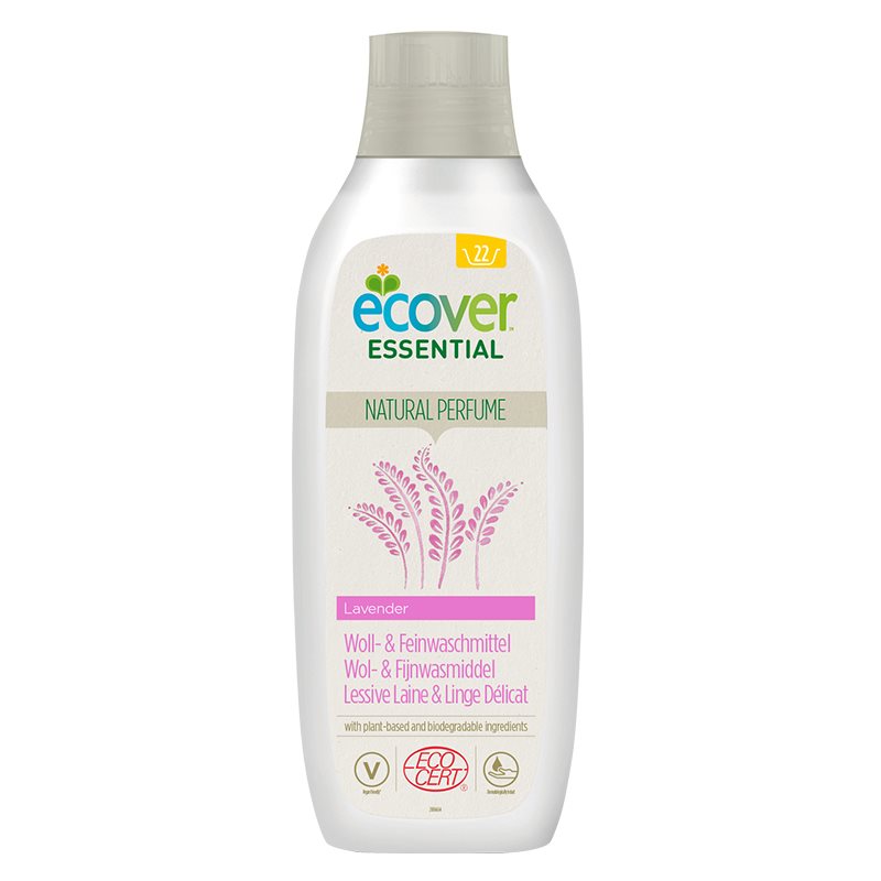 ECOVER Lessive Laine & Linge Délicat 1 L | Nettoyage Doux & Efficace