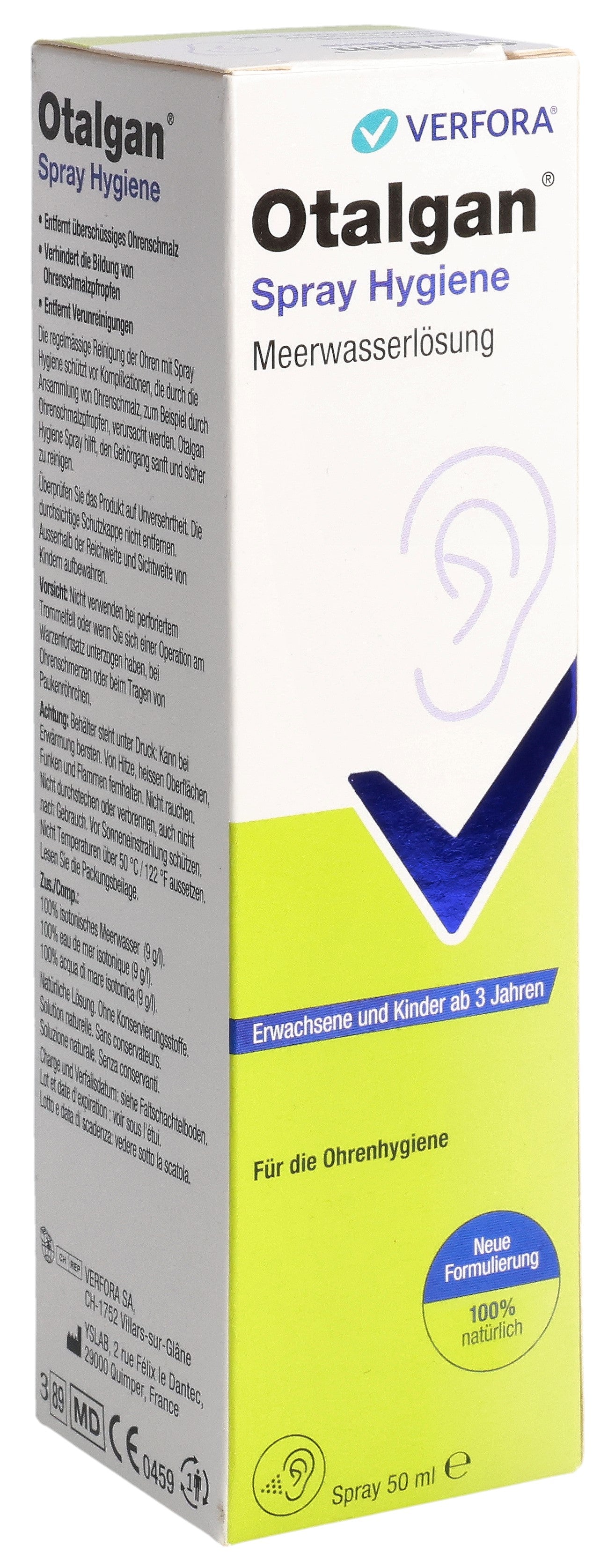 OTALGAN Spray Hygiène Auriculaire Apaisant 50 ml