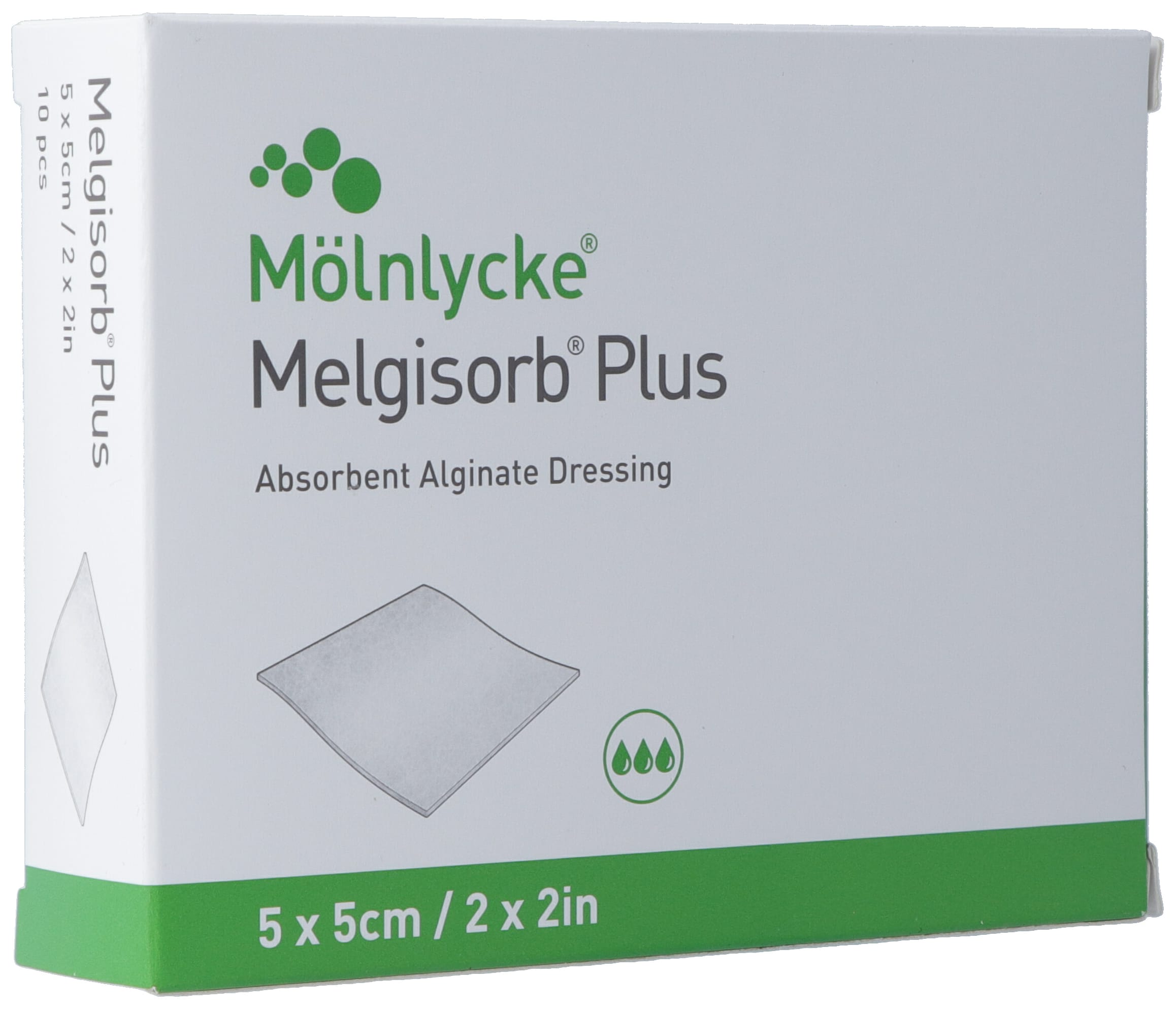Melgisorb Plus Pansement Alginate 5 x 5 cm Stérile | Soin des Plaies