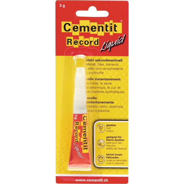 CEMENTIT Record Colle Instantanée Liquide Forte | 3 g