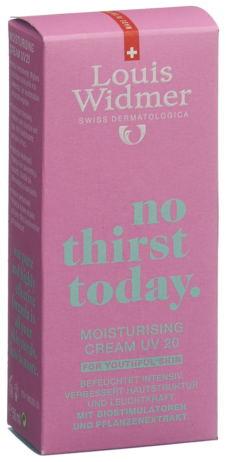 WIDMER moisturising cream UV20 parf 50 ml