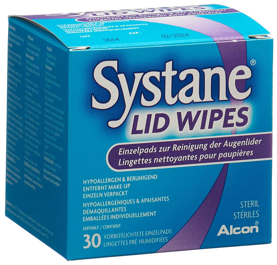 Systane Lingettes Nettoyantes Yeux Sèches 30 Lingettes