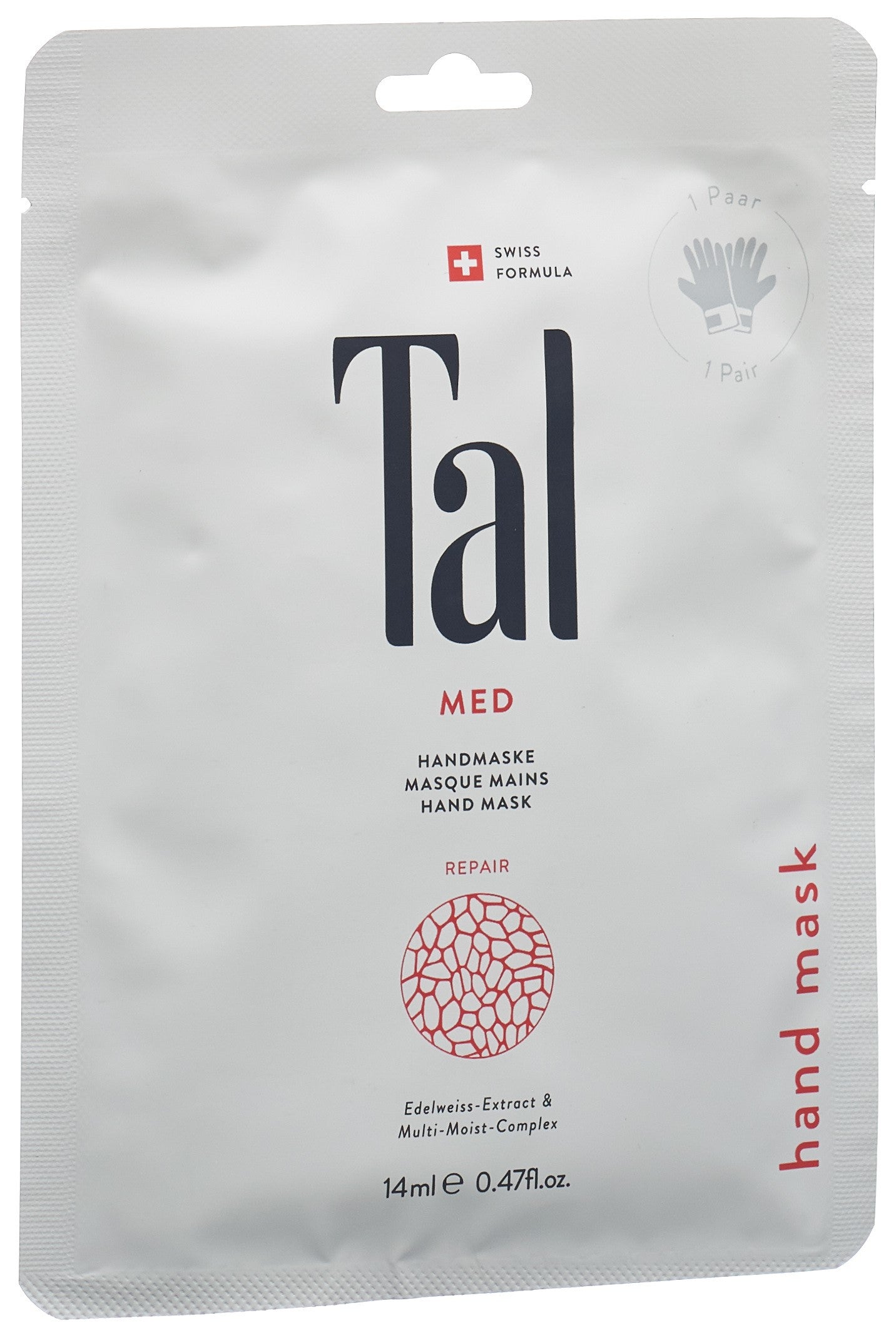TAL Med Masque Mains Réparateur Intensif | Soin Réhydratant