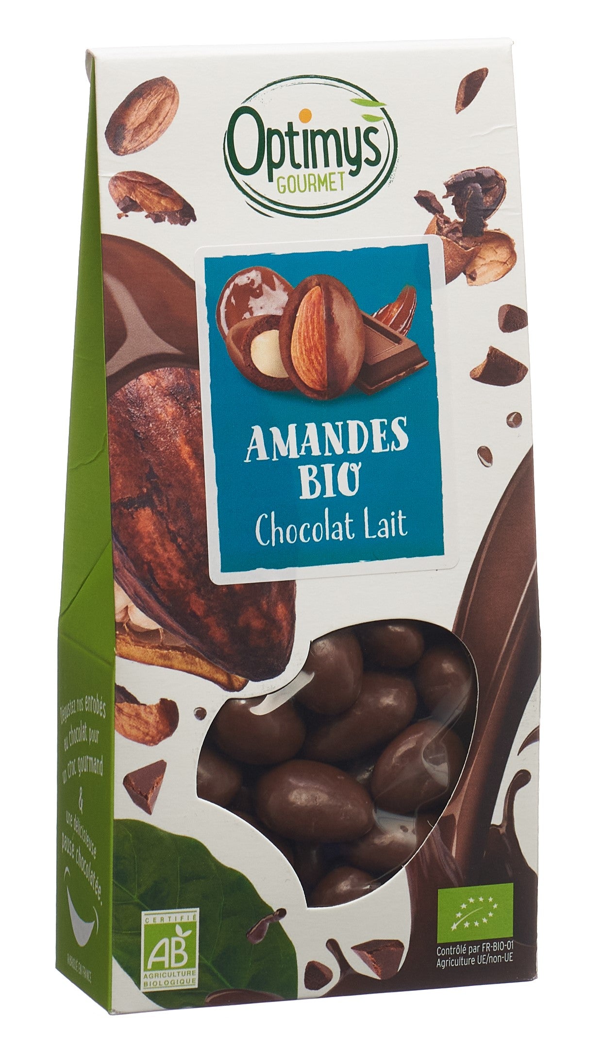 OPTIMYS Délice Amande Chocolat Lait Bio 150 g | Complément Alimentaire