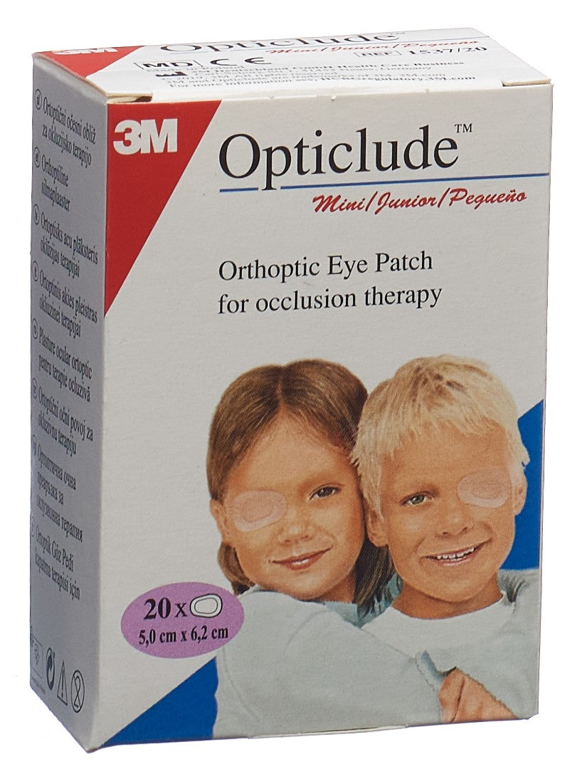 3M OPTICLUDE MINI pans ocul 6x5cm 20 pce
