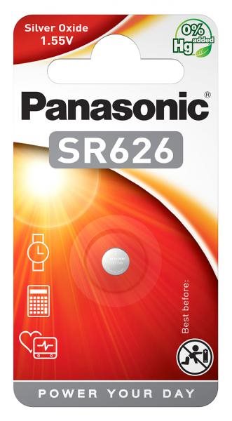 PANASONIC Piles SR626/V377/SR66 Longue Durée | Pack 10