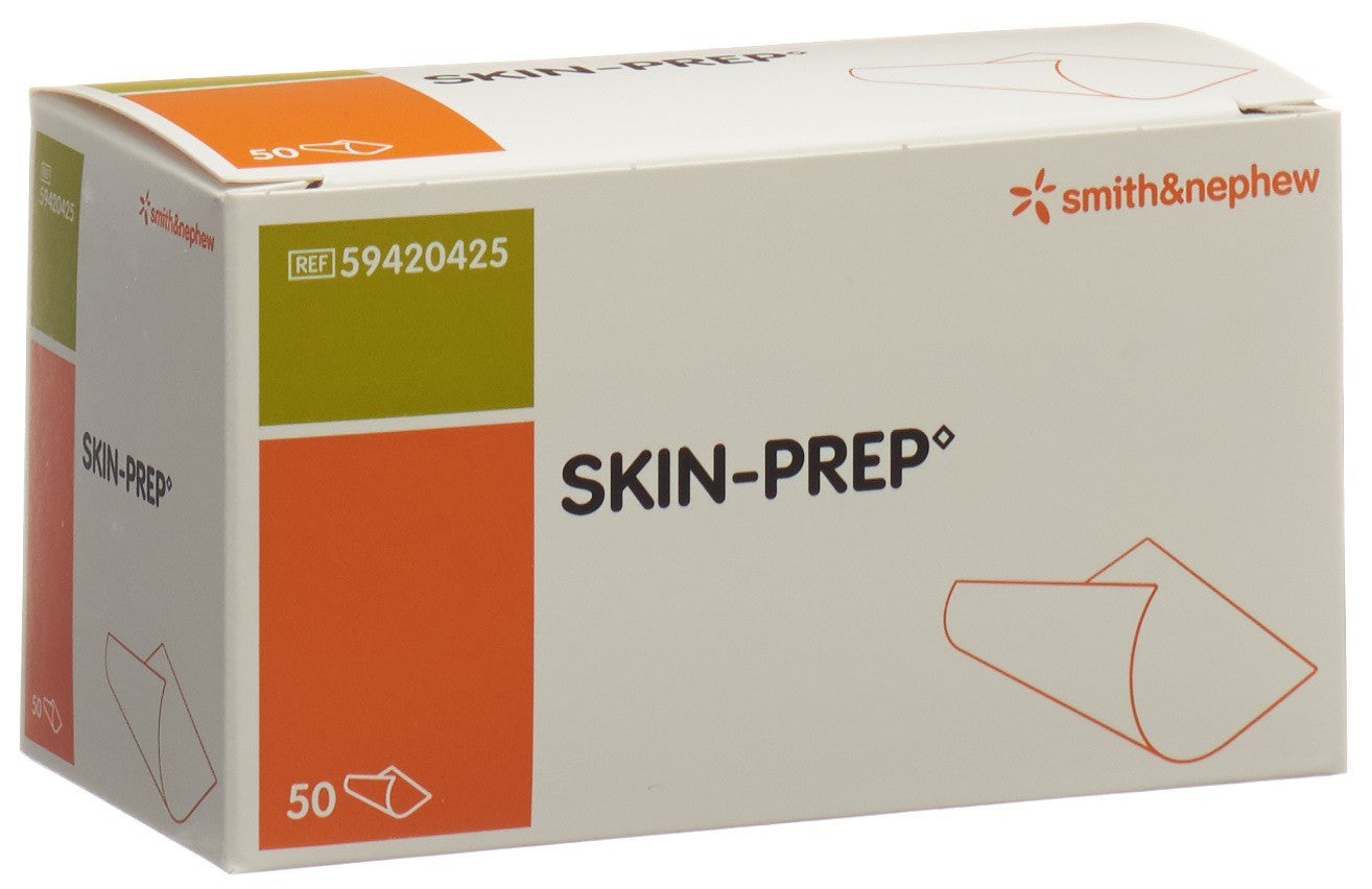 SKIN PREP Lingettes Protection Peau Barrière 50 Pièces