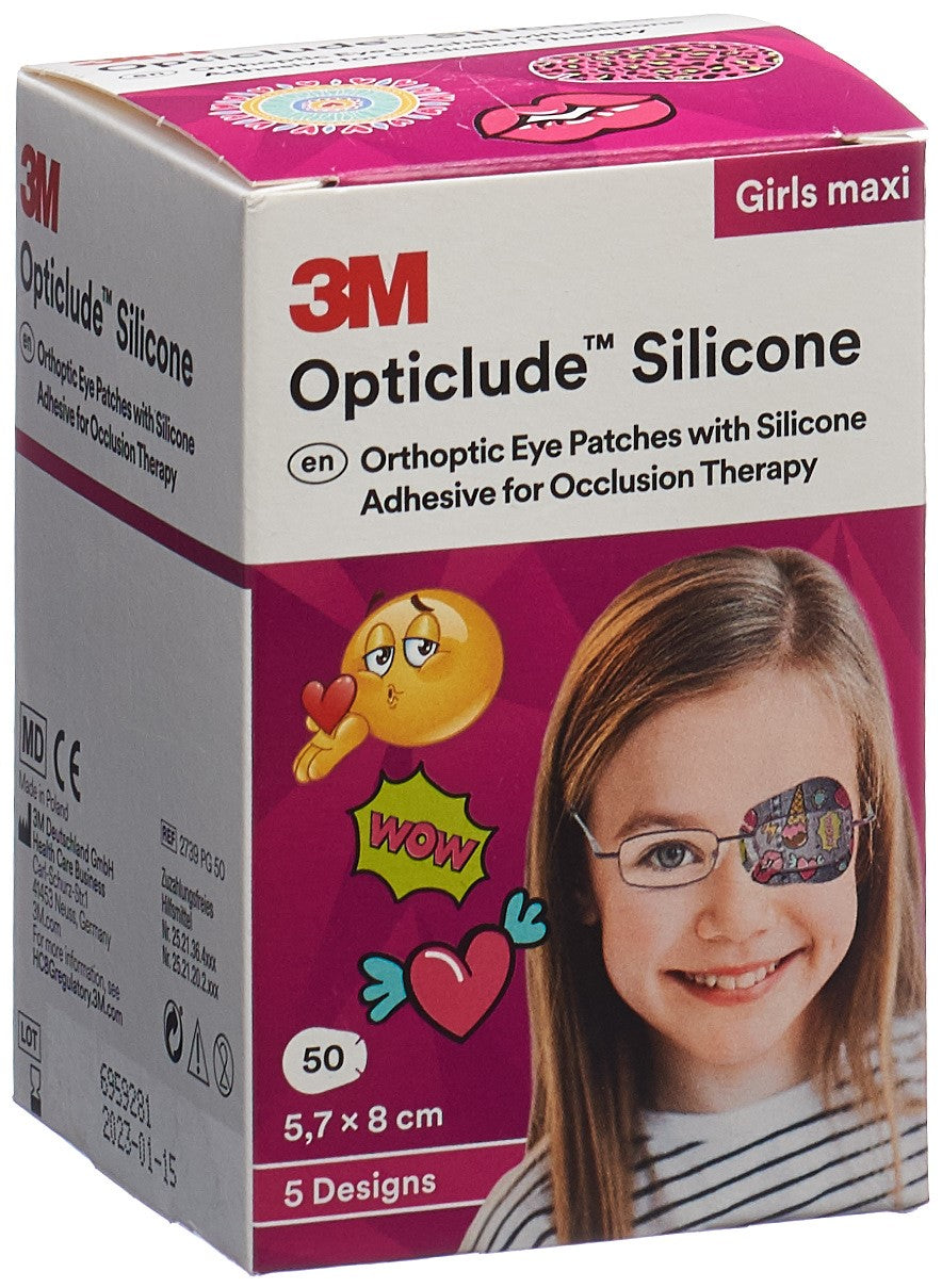 3M OPTICLUDE Sil pansem 5.7x8cm maxi gi (n) 50 pce