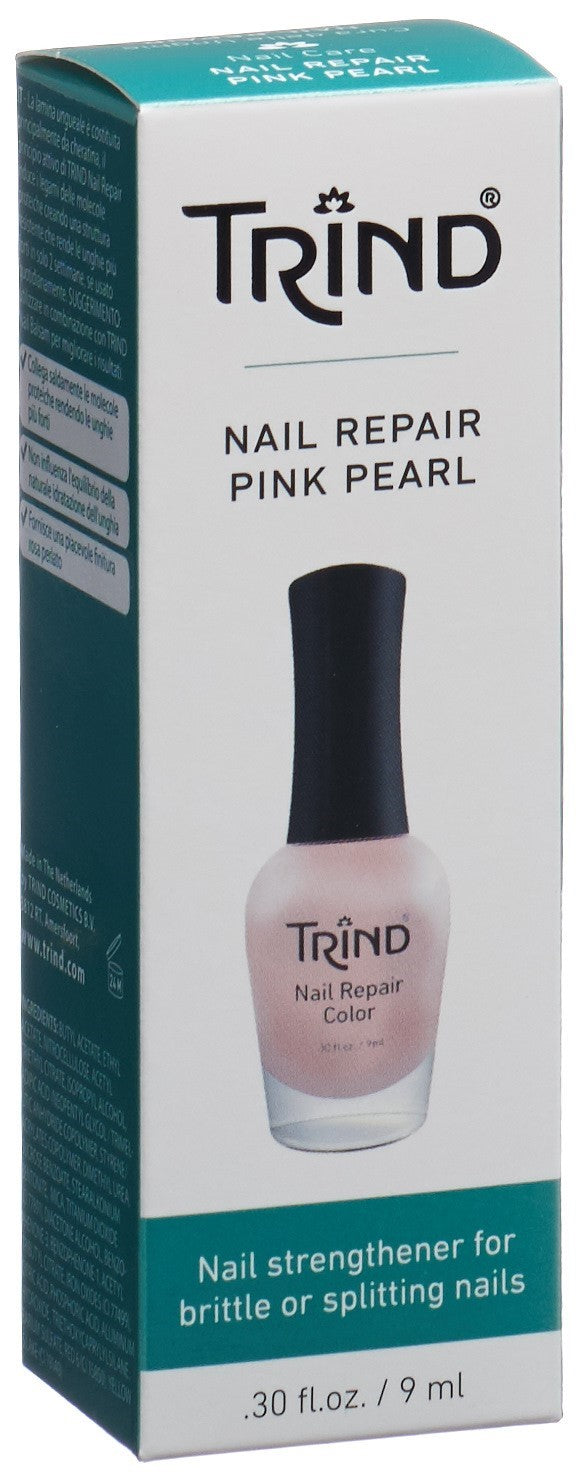 TRIND Nail Repair Durcisseur Ongles Rose Perle 9 ml