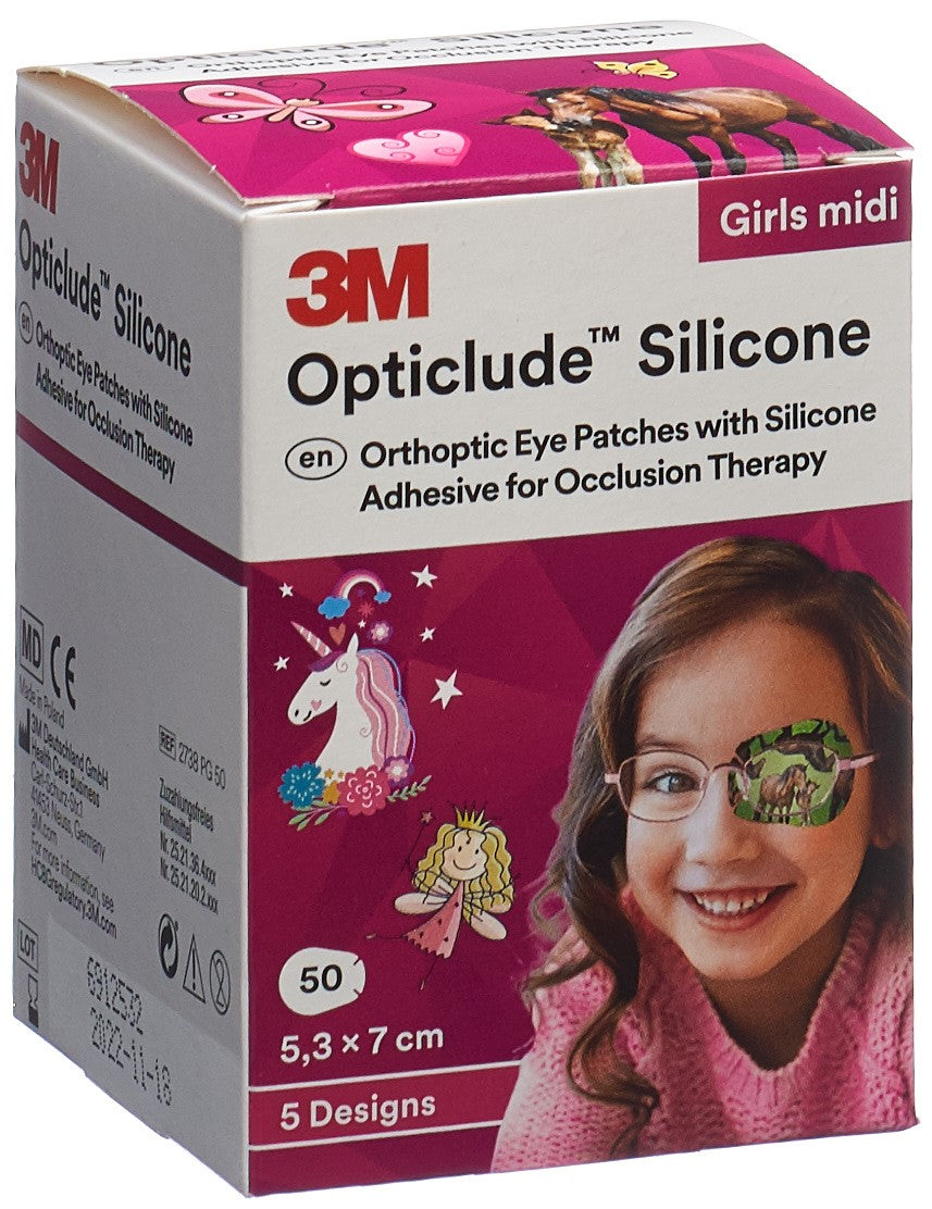 3M OPTICLUDE Sil pansem 5.3x7cm midi gi (n) 50 pce