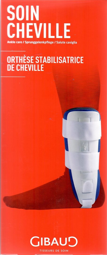 GIBAUD Orthese Cheville Stabilisatrice Mousse Confort | Taille Unique