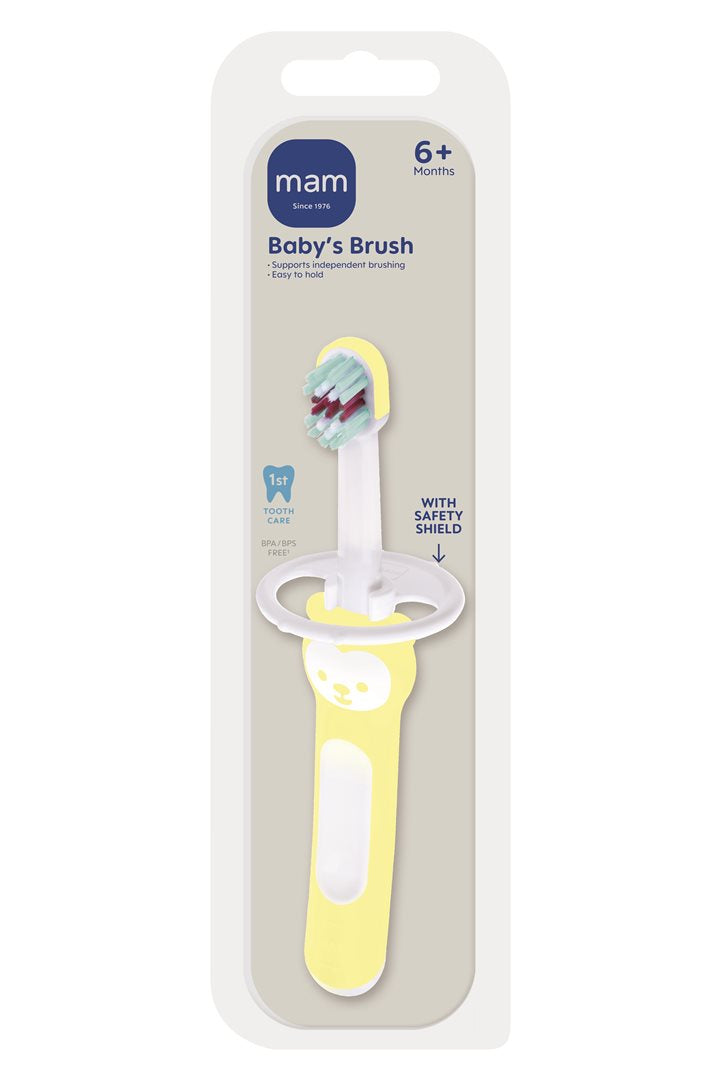 MAM Brosse à Dents Bébé 6+ Mois | Douceur & Hygiène