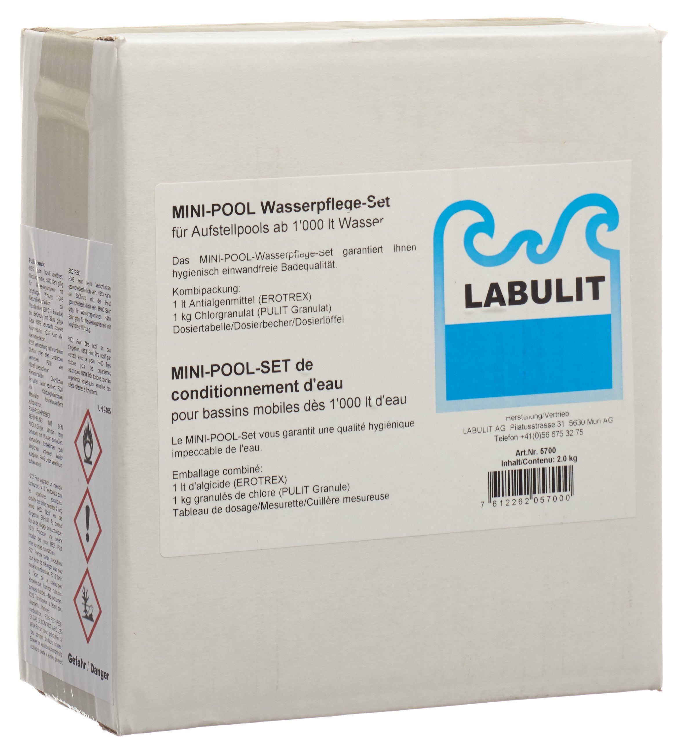 LABULIT Pulit G/Erotrex Soin Piscine 2 kg | Traitement Efficace