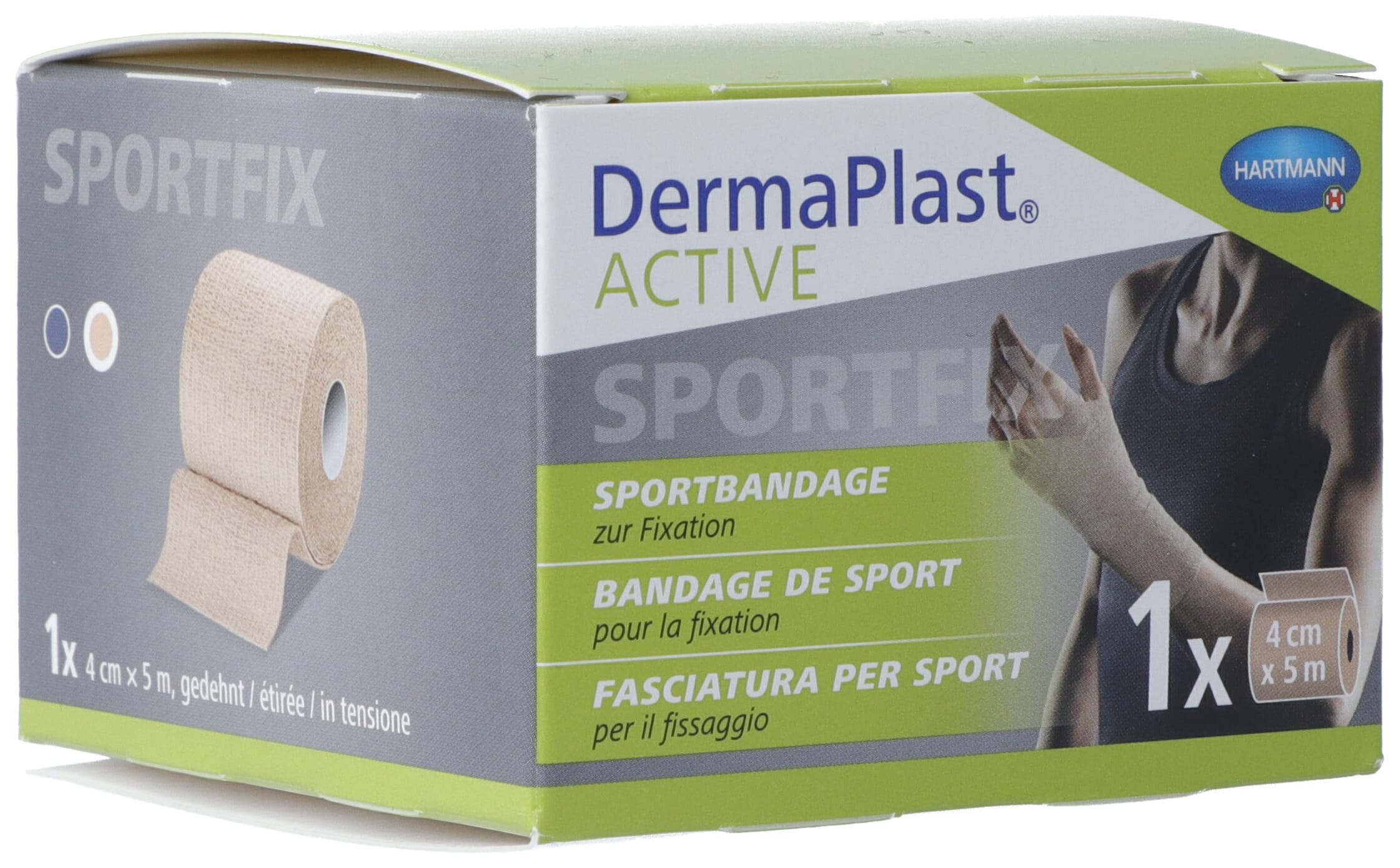 DERMAPLAST Bandage Sport Active 4 cm x 5 m | Soutien & Protection