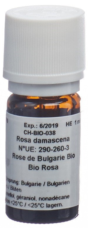 AROMASAN Huile Essentielle Rose de Damas Bio 1 ml | Soin Visage Apaisant