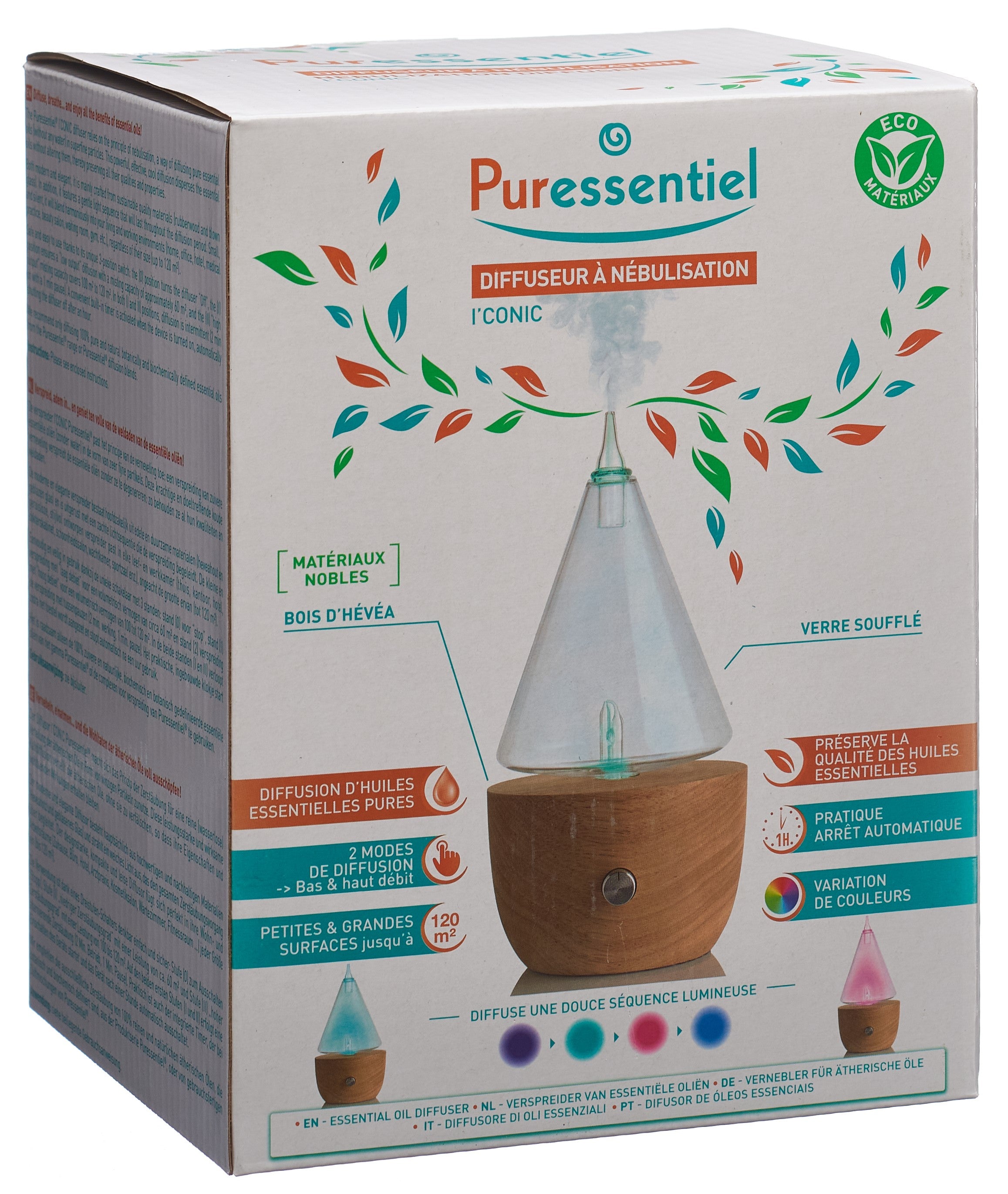 Puressentiel Diffuseur Iconic Huiles Essentielles | Diffusion Sûre