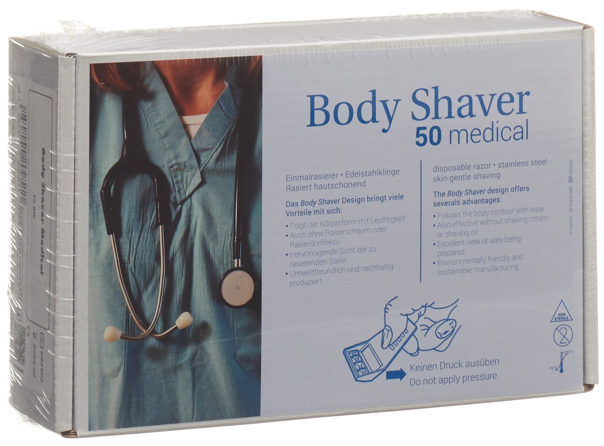 GALLANT Rasoir Usage Unique Non Stérile 50 Pièces | Confort & Hygiène