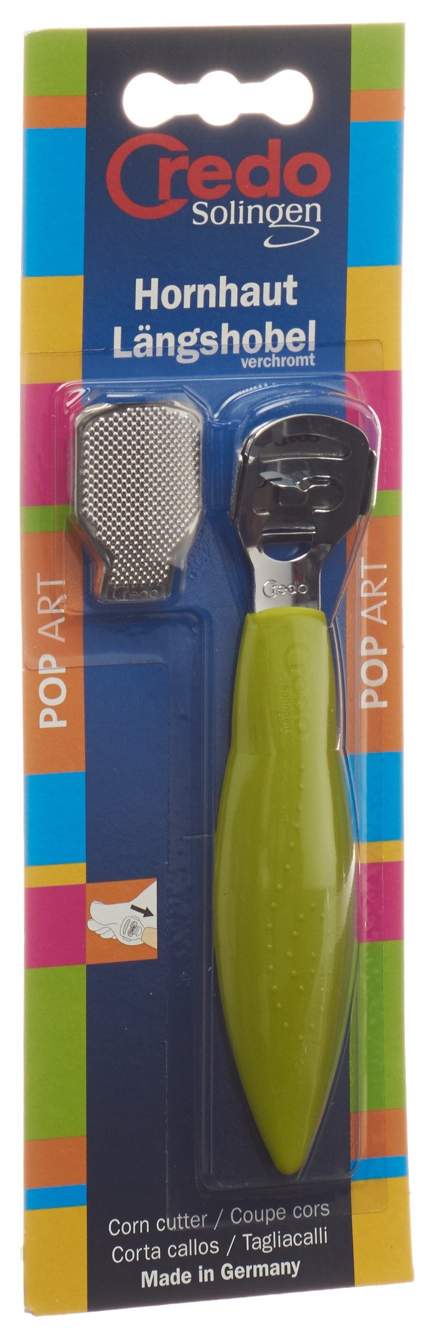 CREDO Coupe Cors Lame Clip Râpe Pop Art - Pieds Doux | Dispositif
