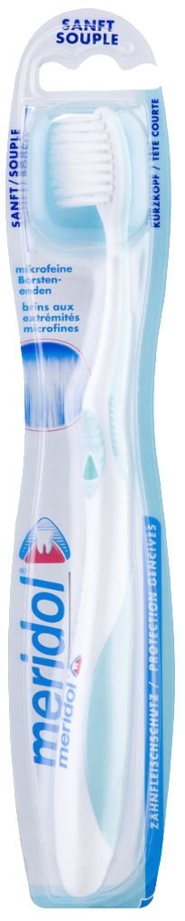 MERIDOL Brosse à Dents Douce Soin Gencives Sensibles | 1 Brosse
