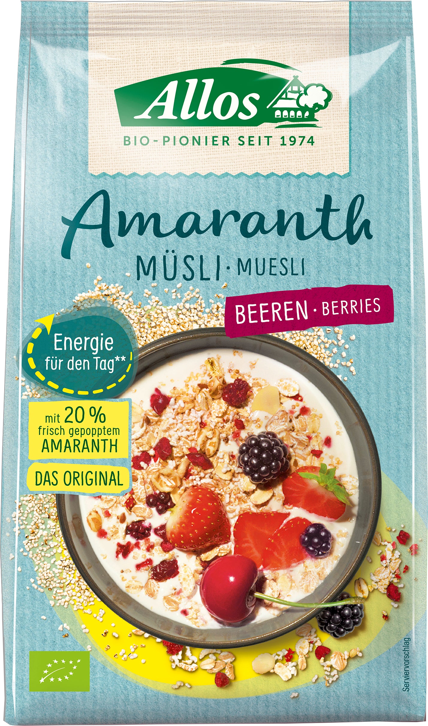 ALLOS Muesli Amarante Baies Bio 375g | Petit-déjeuner Sain