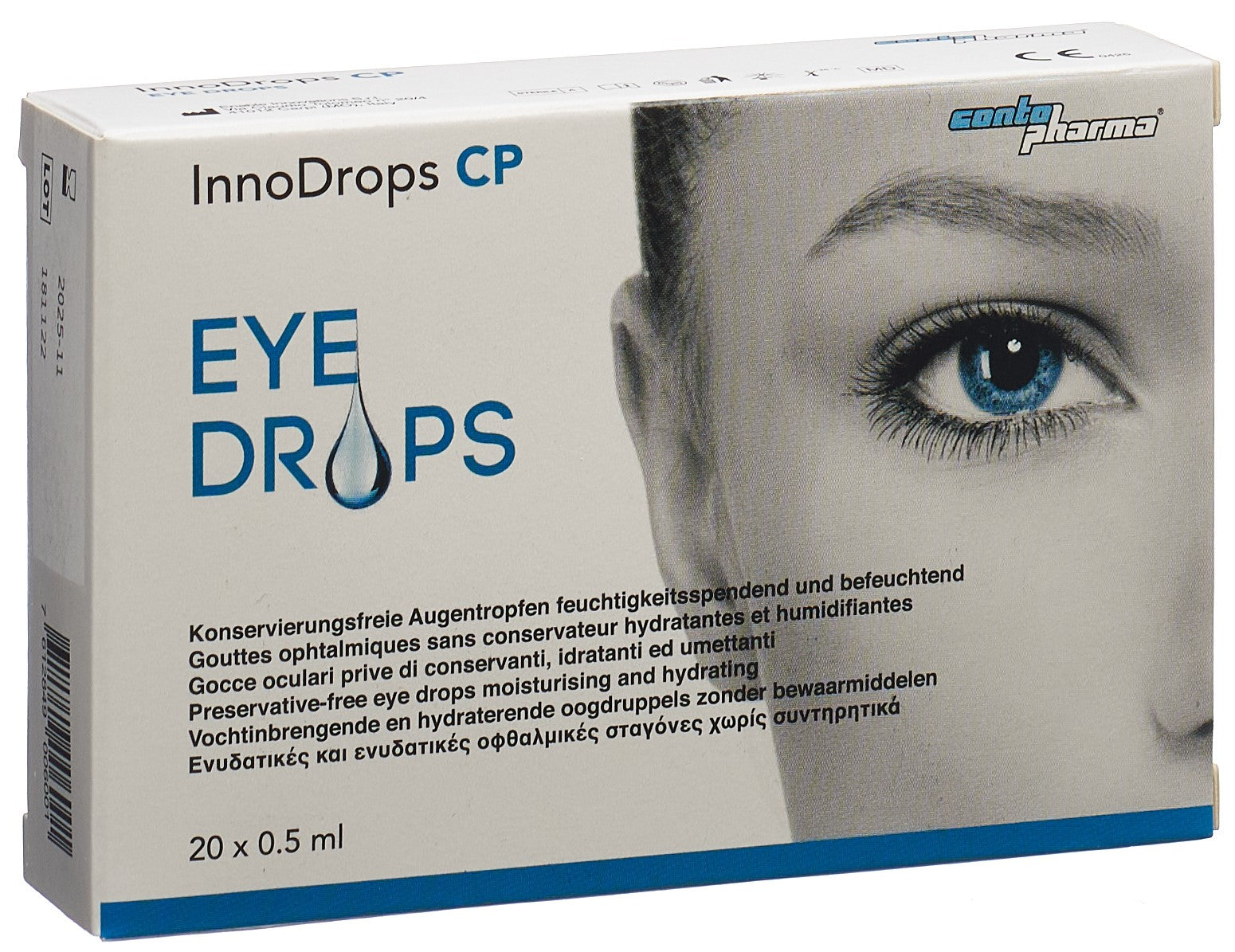 INNODROPS Collyre Hydratant 20 Monodoses 0.5 ml