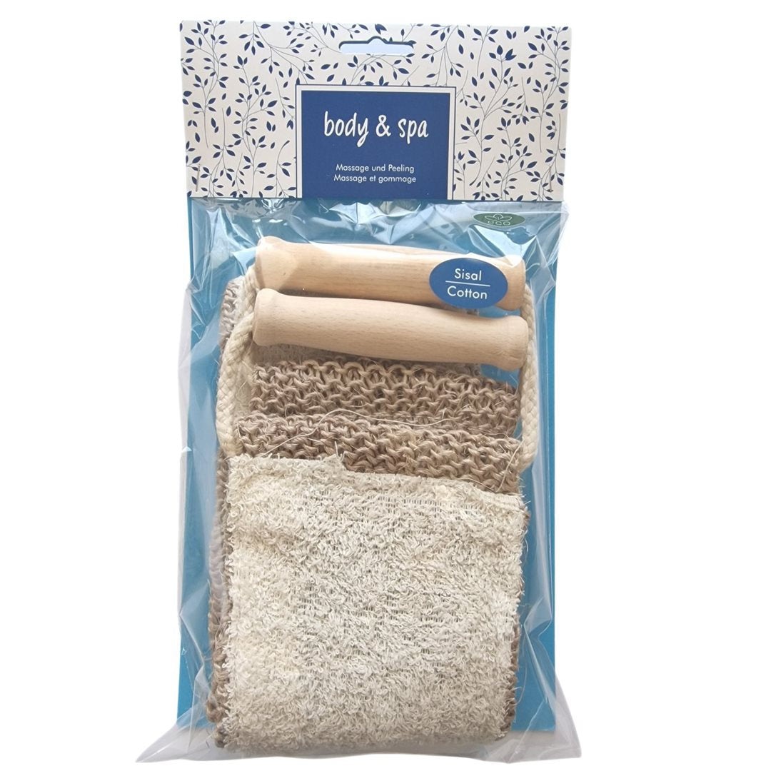 HERBA Body & Spa lanière massage sisal trico-coton