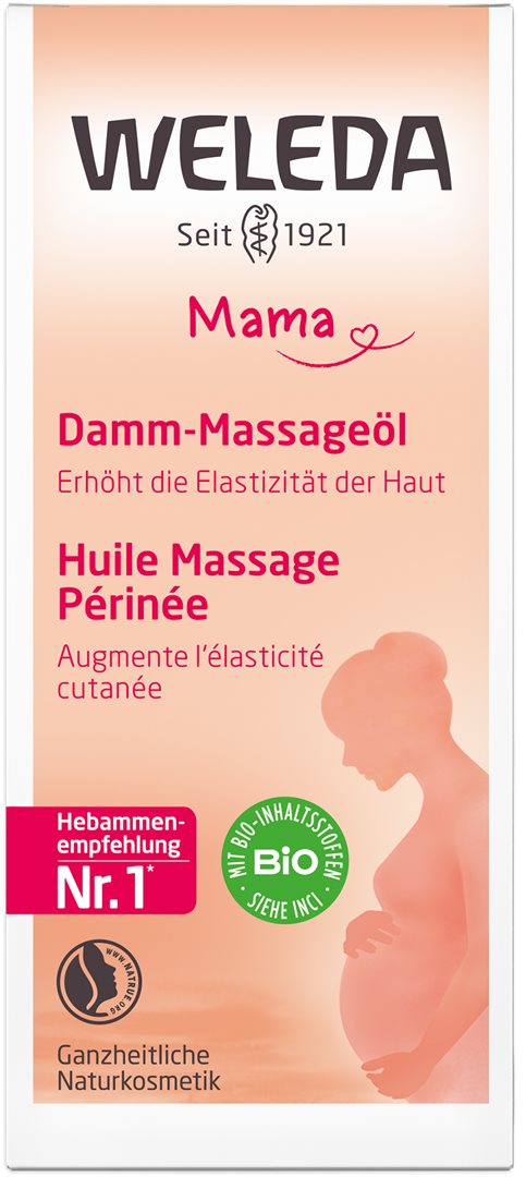 WELEDA MAMA huile massage périnée fl verre 50 ml