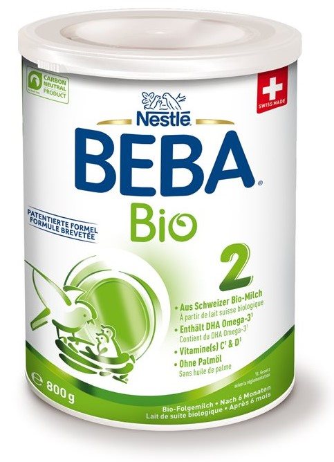 BEBA Bio 2 Lait 1er âge 6 mois 800g