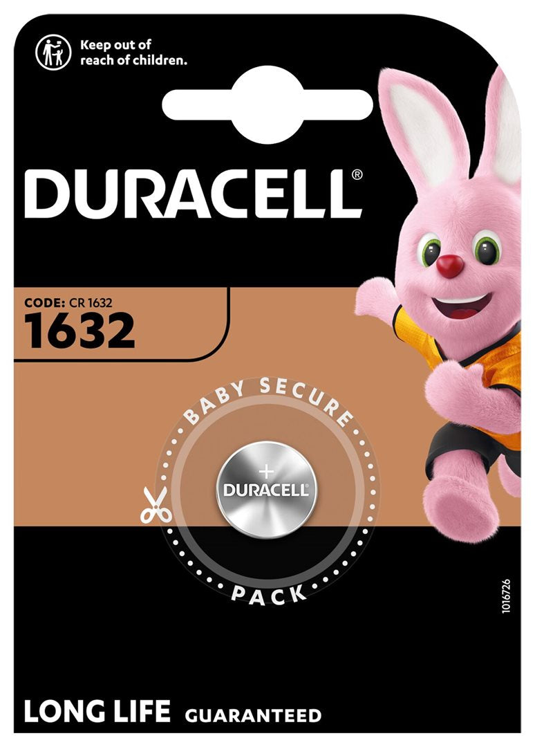 DURACELL CR1632 3V Lithium Longue Durée | Pile Bouton