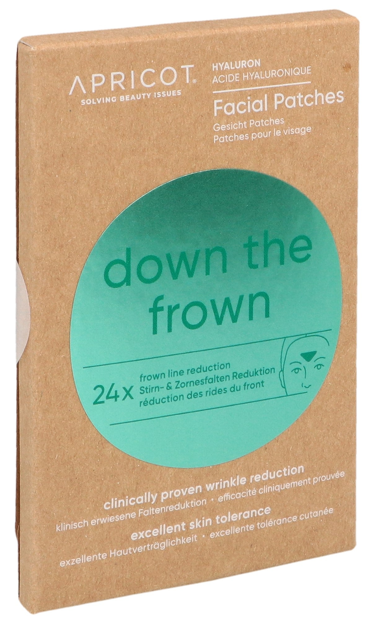 APRICOT Patchs Visage Anti-Rides Acide Hyaluronique 24 Pièces