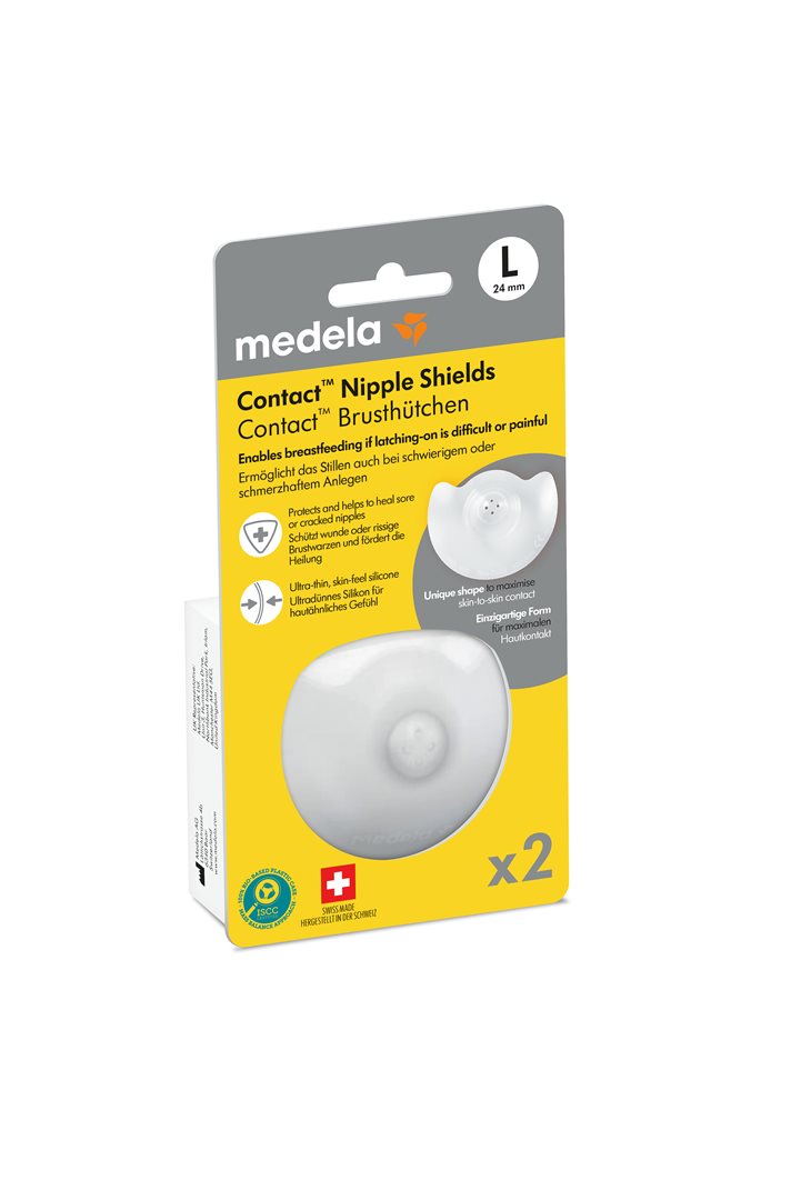 Medela Contact Bouts de Sein Taille L 24mm Confort & Protection | 1 Paire