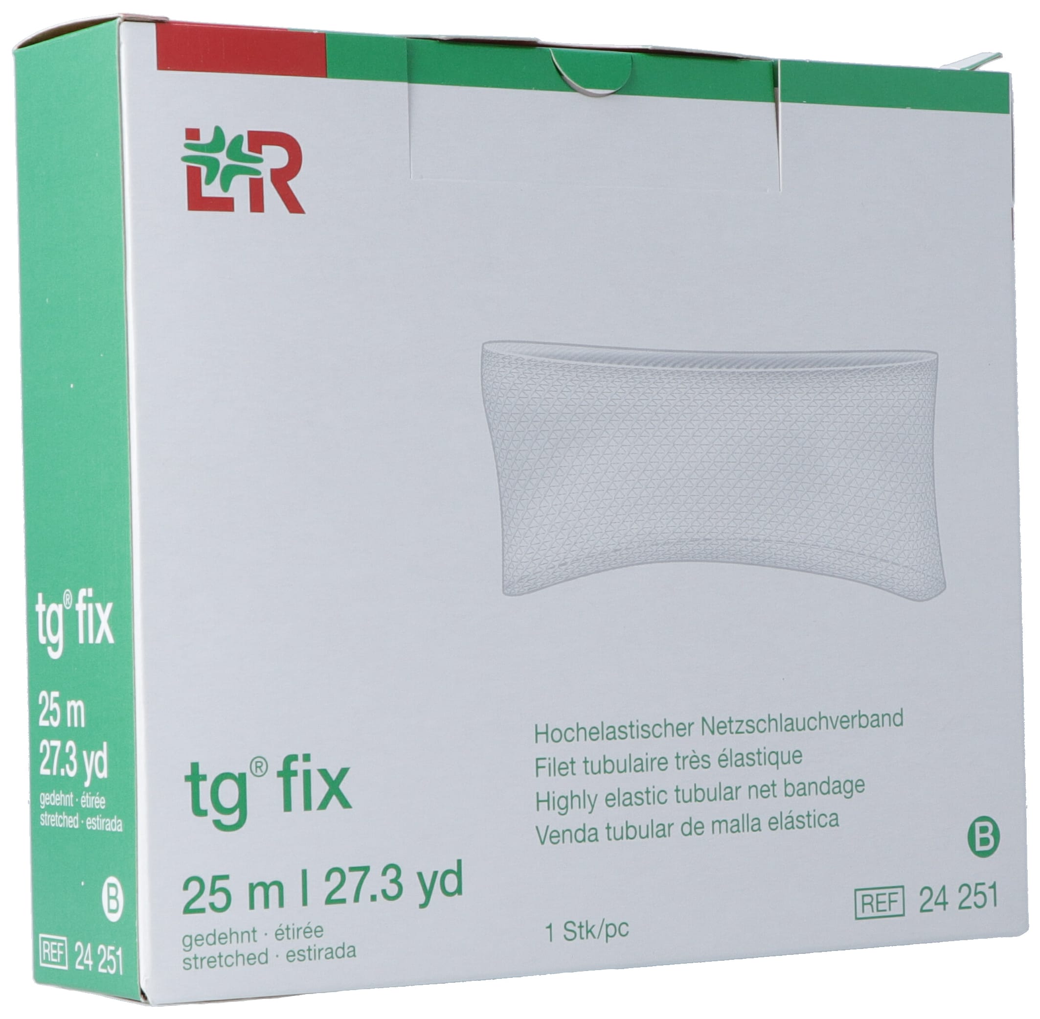 TG Fix Filet Tubulaire 25m Bande Extrémité Petite | Maintien Confortable