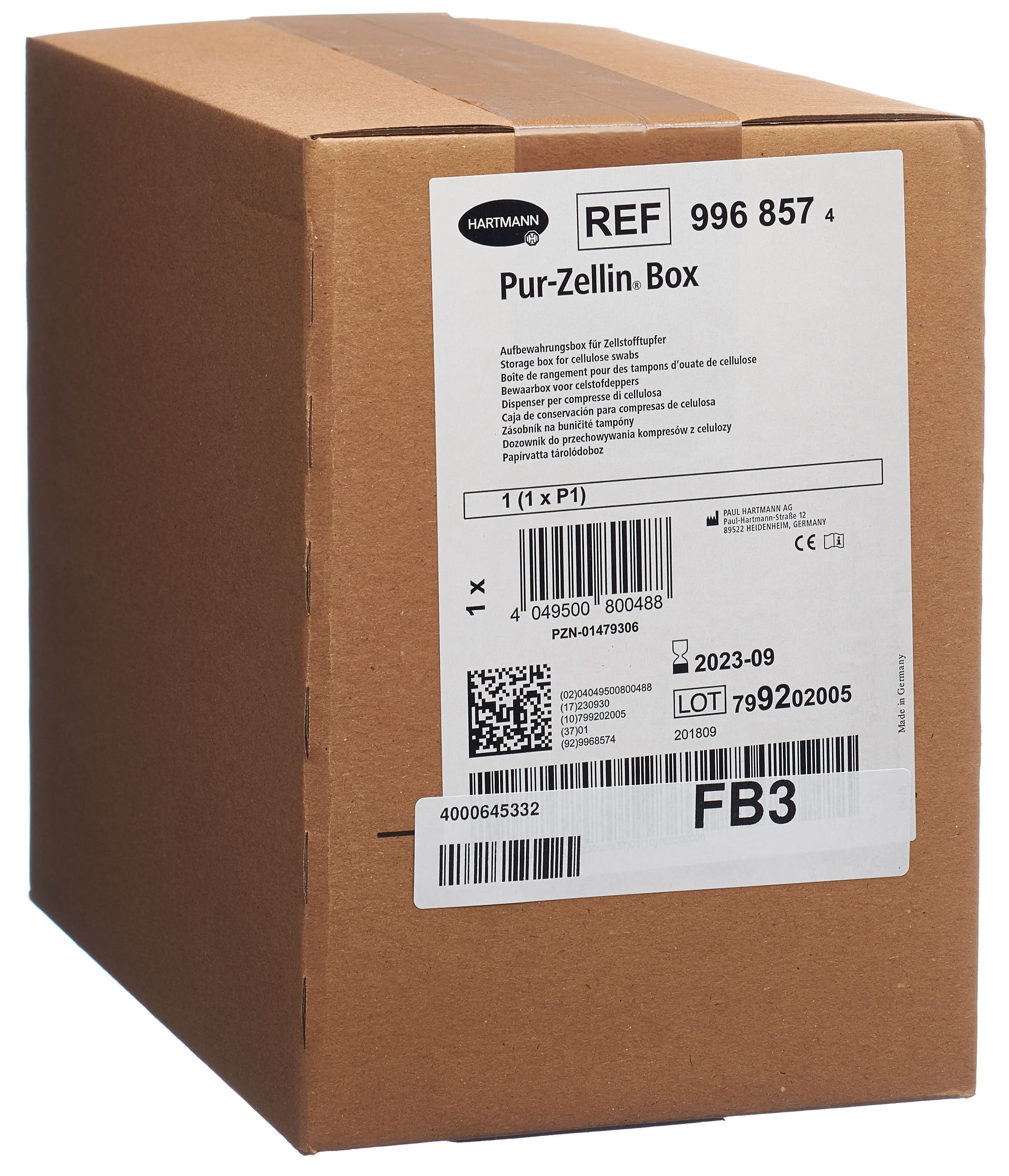 PUR-ZELLIN Boîte Vide - Complément Alimentaire | 30 Gélules