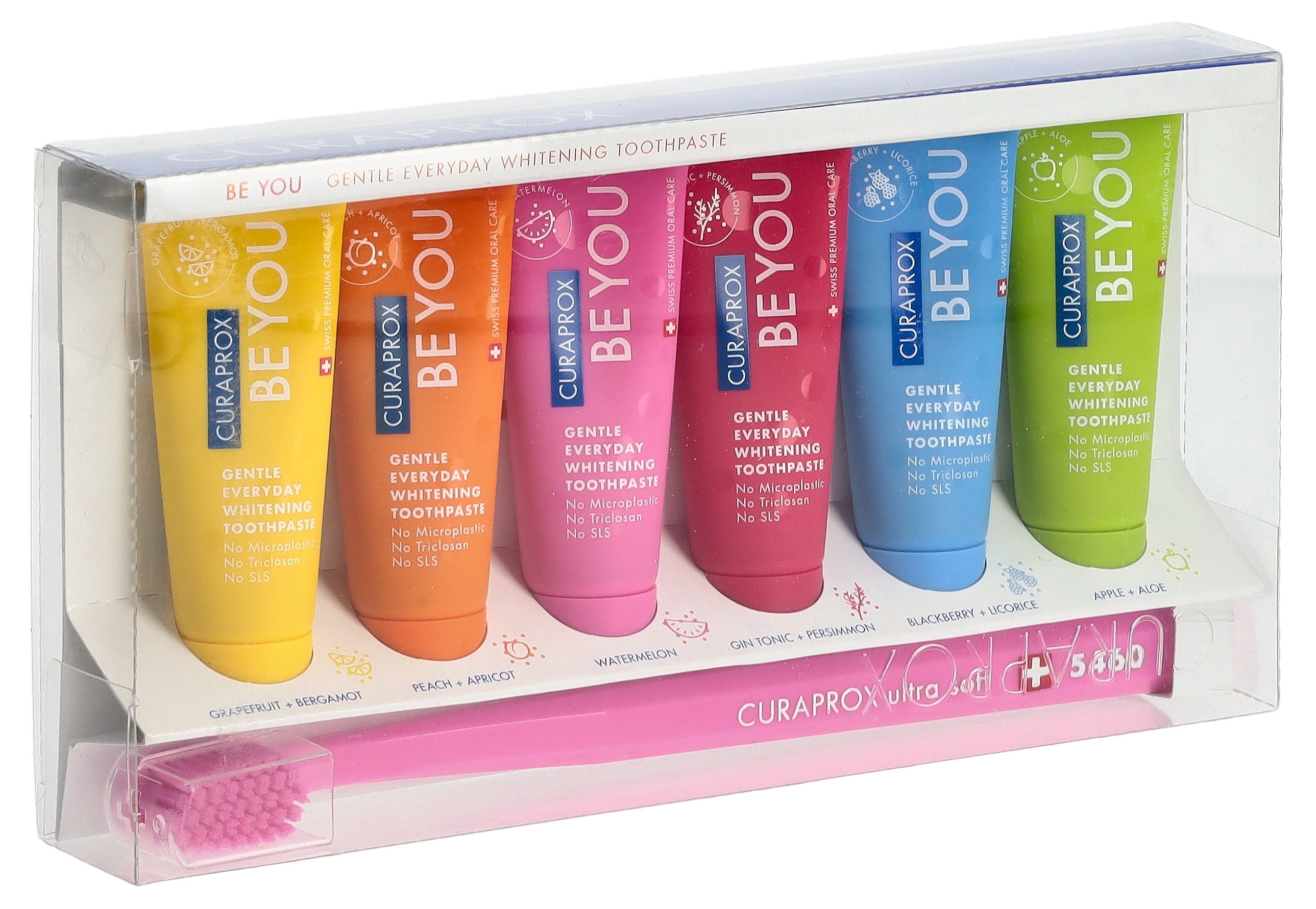CURAPROX Be you Pack 6 Saveurs Dentifrice Fraîcheur | 10 ml