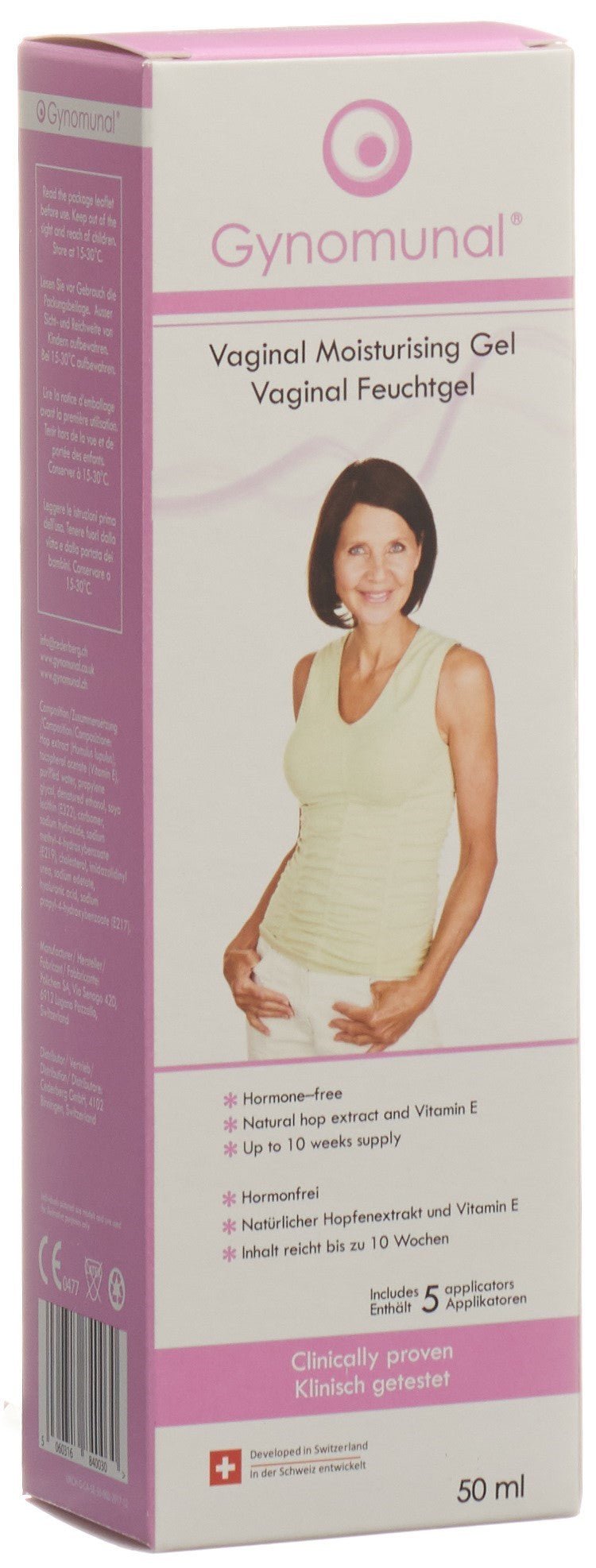 GYNOMUNAL Gel Hydratant Vaginal Confort & Bien-être | 50 ml
