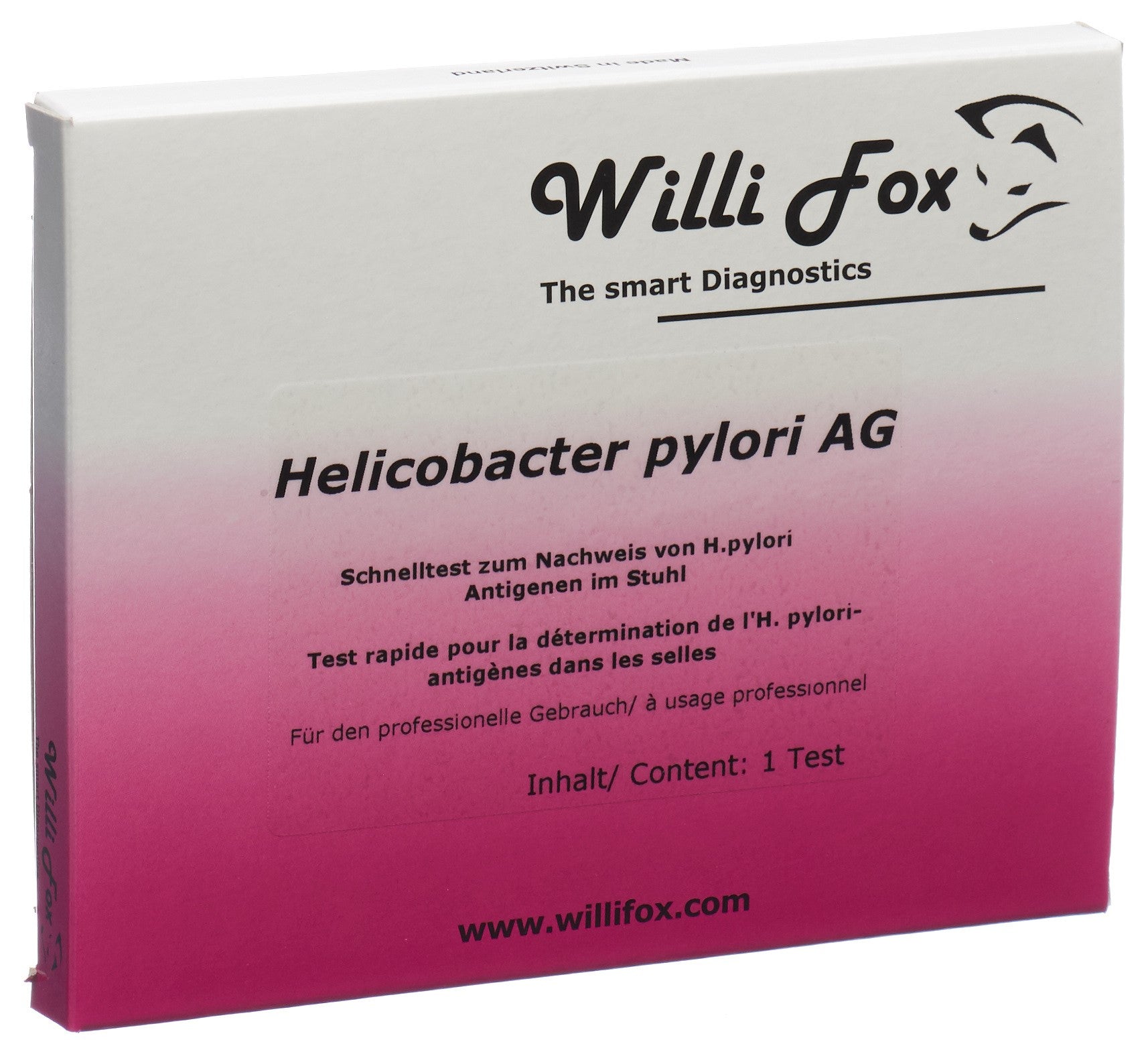 WILLI FOX helicobater pylori test selles